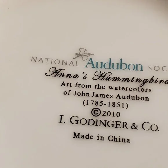 Teapot Godinger National Audubon Hummingbird 2010 - Picture 5 of 5